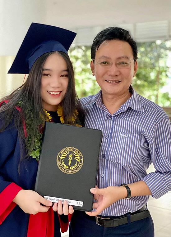 Con gái Trịnh Kim Chi đạt học sinh giỏi 12 năm liền - Ảnh 3.