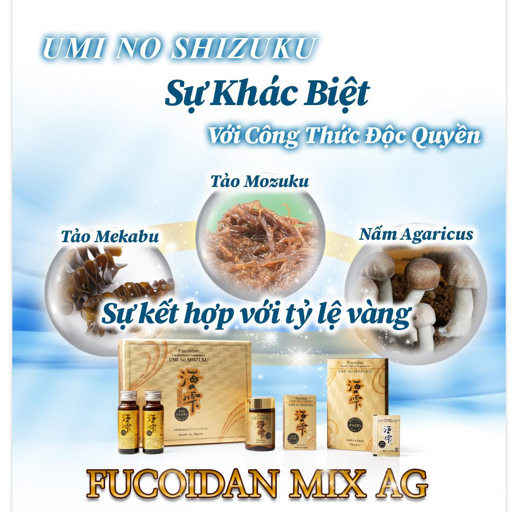 Khám phá sự kỳ diệu chỉ có ở Fucoidan UMI NO SHIZUKU - Ảnh 2. Khám phá sự kỳ diệu chỉ có ở Fucoidan UMI NO SHIZUKU - Ảnh 2.