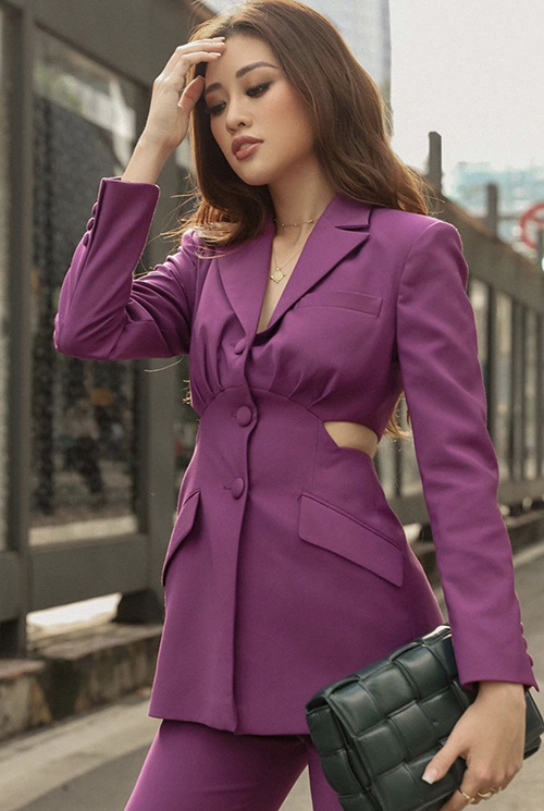 Phối blazer mùa thu như sao Việt - Ảnh 3.