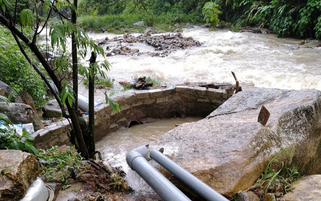 Tìm thấy thi thể công nhân mất tích khi đi sửa ống nước ở Lào Cai - Ảnh 2.