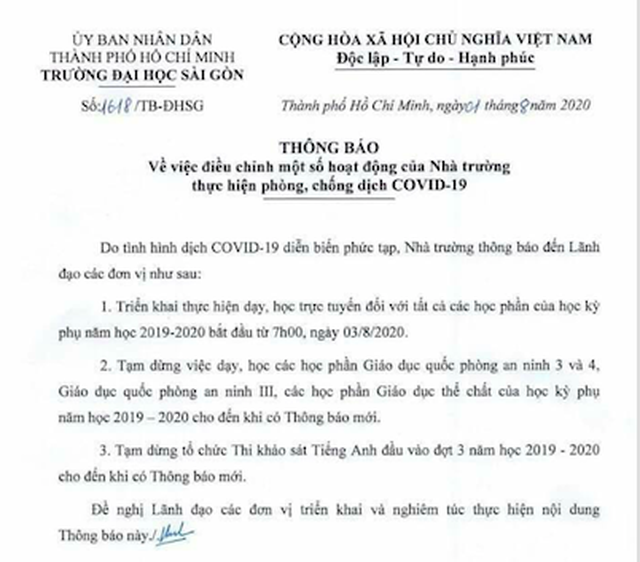 Cấp tốc cho sinh viên nghỉ, chuyển dạy online do dịch COVID-19 tái phát - Ảnh 4.