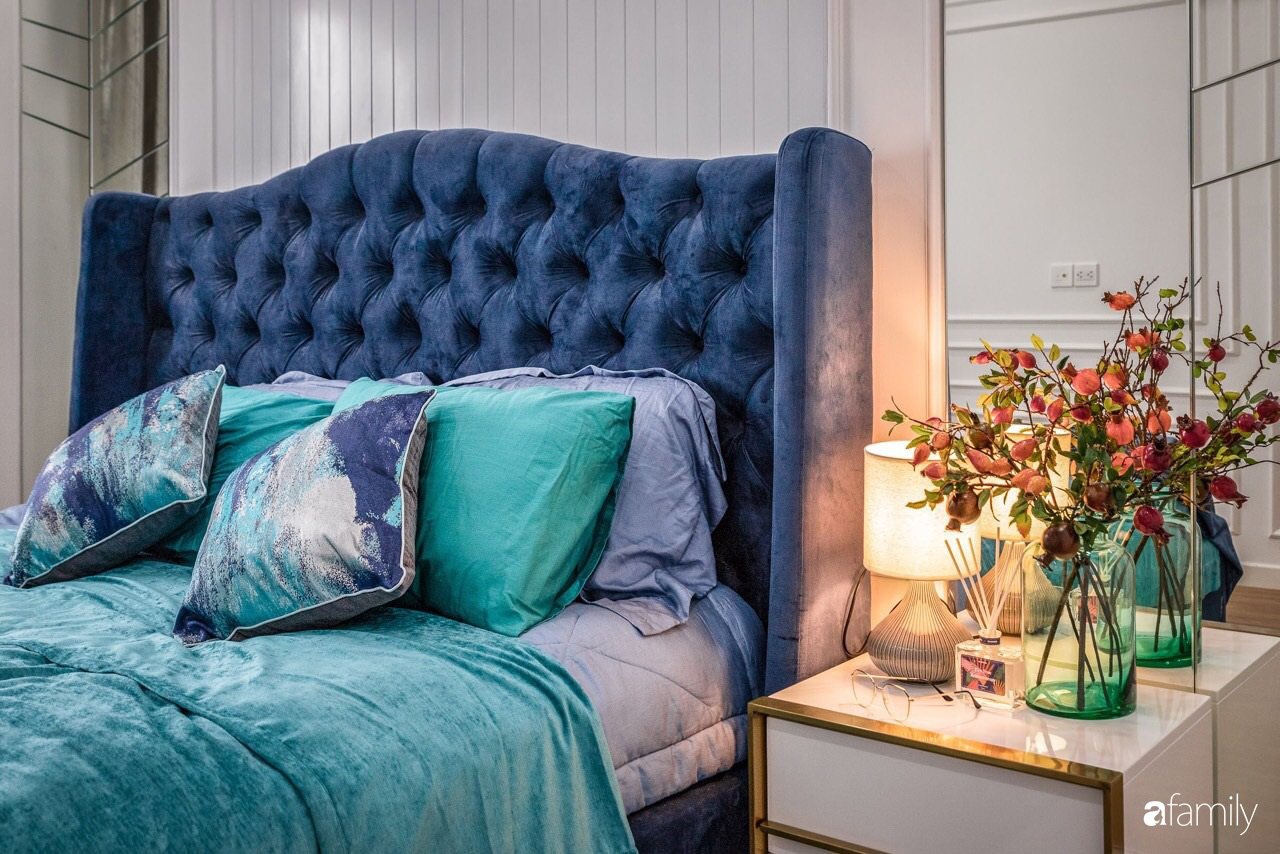 Căn hộ 60m² đẹp cá tính với điểm nhấn màu xanh sang trọng có chi phí hoàn thiện 300 triệu đồng ở TP. HCM - Ảnh 14. Căn hộ 60m² đẹp cá tính với điểm nhấn màu xanh sang trọng có chi phí hoàn thiện 300 triệu đồng ở TP. HCM - Ảnh 14.