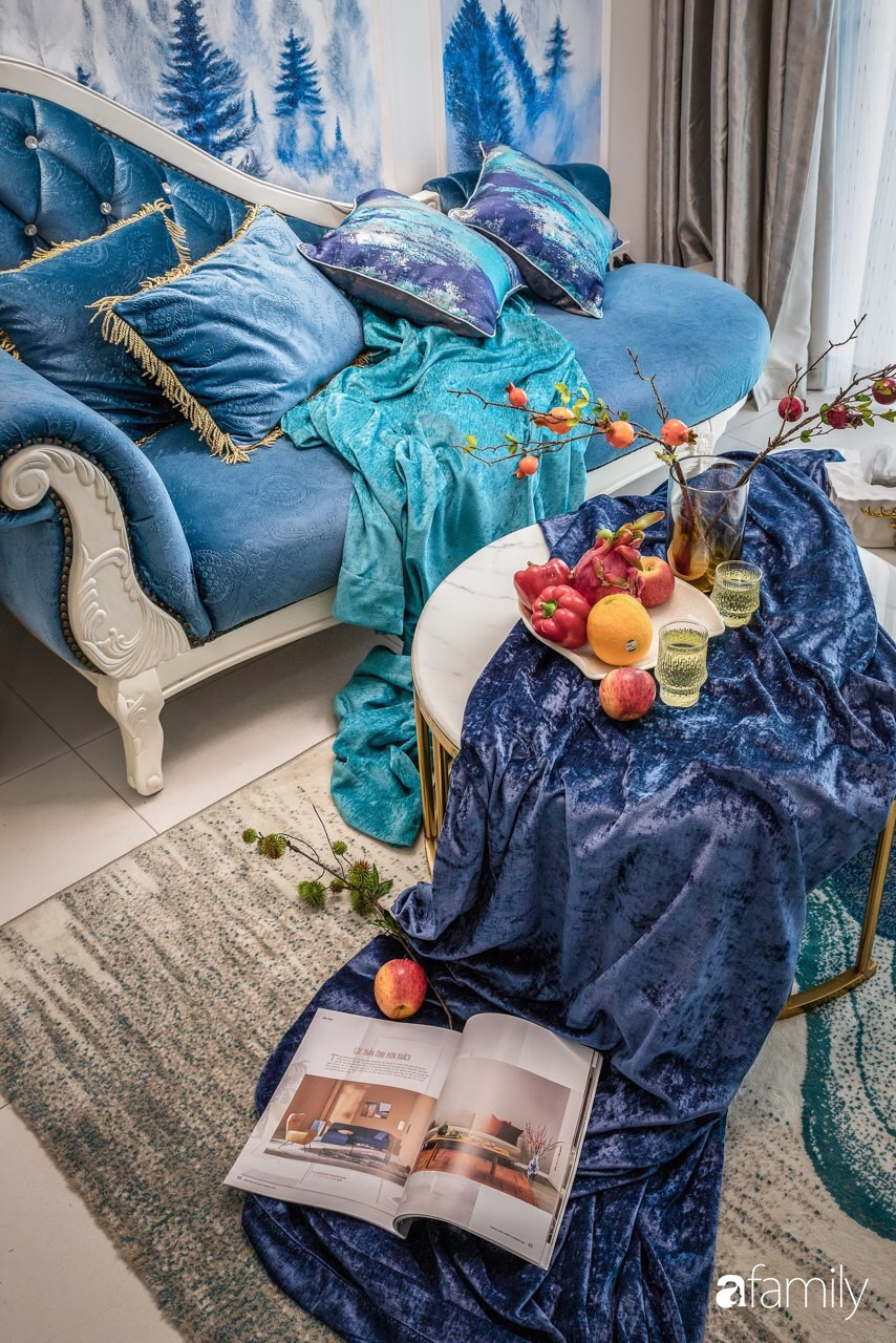 Căn hộ 60m² đẹp cá tính với điểm nhấn màu xanh sang trọng có chi phí hoàn thiện 300 triệu đồng ở TP. HCM - Ảnh 18. Căn hộ 60m² đẹp cá tính với điểm nhấn màu xanh sang trọng có chi phí hoàn thiện 300 triệu đồng ở TP. HCM - Ảnh 18.