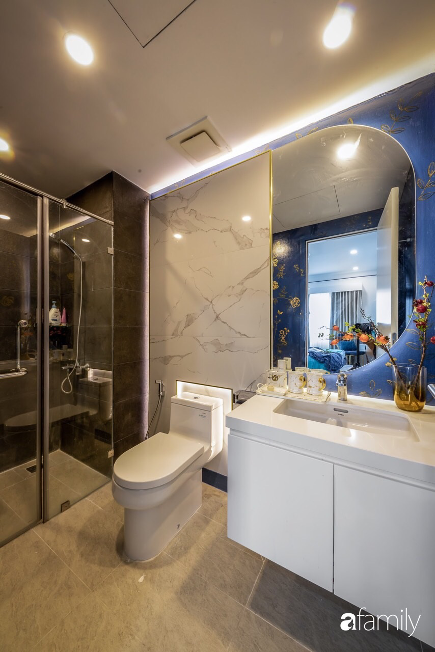 Căn hộ 60m² đẹp cá tính với điểm nhấn màu xanh sang trọng có chi phí hoàn thiện 300 triệu đồng ở TP. HCM - Ảnh 25. Căn hộ 60m² đẹp cá tính với điểm nhấn màu xanh sang trọng có chi phí hoàn thiện 300 triệu đồng ở TP. HCM - Ảnh 25.