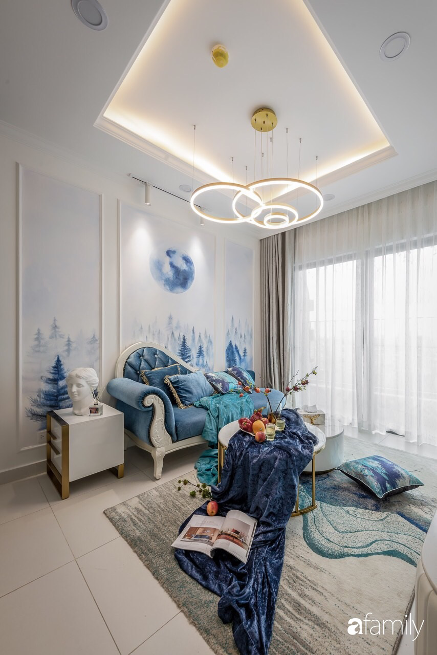 Căn hộ 60m² đẹp cá tính với điểm nhấn màu xanh sang trọng có chi phí hoàn thiện 300 triệu đồng ở TP. HCM - Ảnh 8. Căn hộ 60m² đẹp cá tính với điểm nhấn màu xanh sang trọng có chi phí hoàn thiện 300 triệu đồng ở TP. HCM - Ảnh 8.