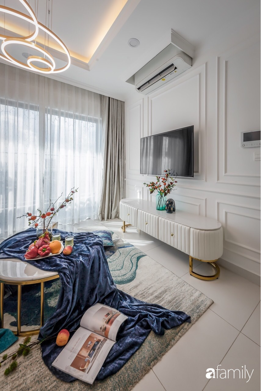 Căn hộ 60m² đẹp cá tính với điểm nhấn màu xanh sang trọng có chi phí hoàn thiện 300 triệu đồng ở TP. HCM - Ảnh 10. Căn hộ 60m² đẹp cá tính với điểm nhấn màu xanh sang trọng có chi phí hoàn thiện 300 triệu đồng ở TP. HCM - Ảnh 10.