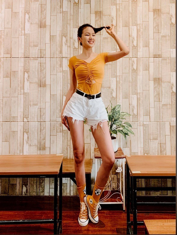 Thí sinh Hoa hậu Việt Nam 2020 sở hữu đôi chân dài 1,21m - Ảnh 5.