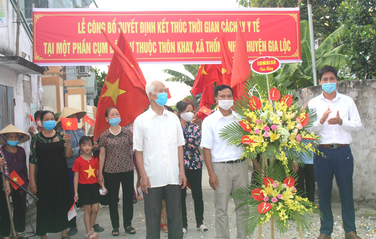 Hình ảnh đẹp tại khu dân cư cuối cùng tỉnh Hải Dương được dỡ bỏ phong tỏa, cách ly  - Ảnh 17.