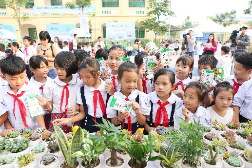 Quỹ 1 triệu cây xanh cho Việt Nam: lan tỏa tình yêu thiên nhiên, môi trường đến với học sinh - Ảnh 4.