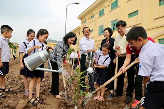 Quỹ 1 triệu cây xanh cho Việt Nam: lan tỏa tình yêu thiên nhiên, môi trường đến với học sinh - Ảnh 5.