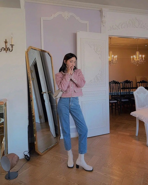 12 outfit max sành điệu của hội gái Hàn sang chảnh, học theo ngay để có style chuẩn đẹp cho năm mới - Ảnh 3. 12 outfit max sành điệu của hội gái Hàn sang chảnh, học theo ngay để có style chuẩn đẹp cho năm mới - Ảnh 3.