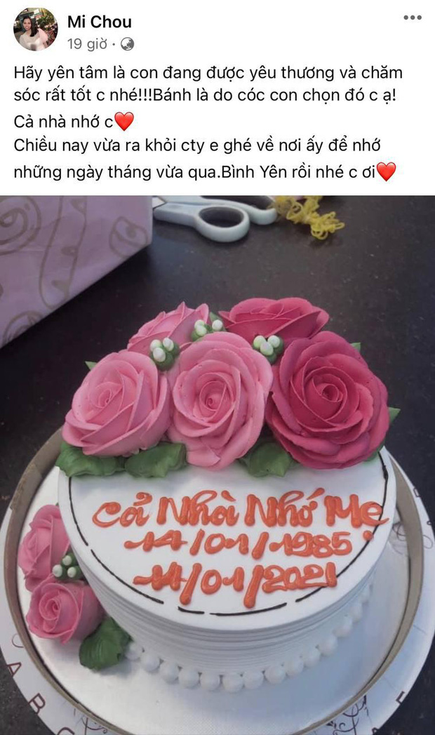 Con gái cố diễn viên Mai Phương chuẩn bị bánh mừng sinh nhật mẹ, lời nhắn vỏn vẹn 4 chữ nhưng gây xúc động mạnh - Ảnh 1. Con gái cố diễn viên Mai Phương chuẩn bị bánh mừng sinh nhật mẹ, lời nhắn vỏn vẹn 4 chữ nhưng gây xúc động mạnh - Ảnh 1.
