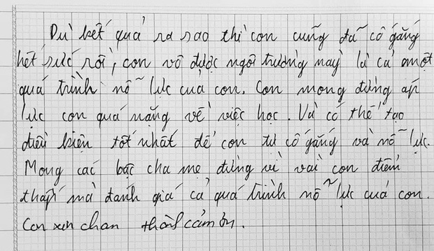 Những bức thư nghẹn ngào trước ngày họp phụ huynh: Cha mẹ đâu phải lúc nào cũng đúng, làm ơn đừng áp đặt nữa! - Ảnh 9.