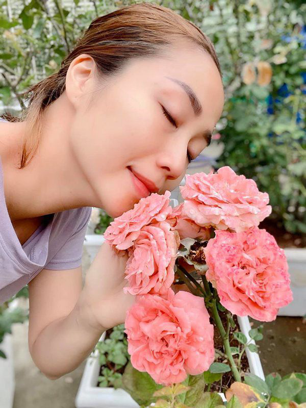 Ốc Thanh Vân khoe vườn hồng đẹp kiều diễm - Ảnh 3.