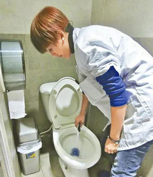Mỹ nhân TVB làm nhân viên dọn toilet vì hết thời - Ảnh 2.