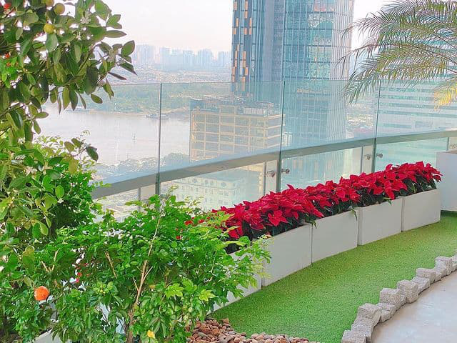 Nhìn từ ban công nhà hoa hậu Đặng Thu Thảo ai cũng thừa nhận biệt thự có view đẹp ngất ngây - Ảnh 7.