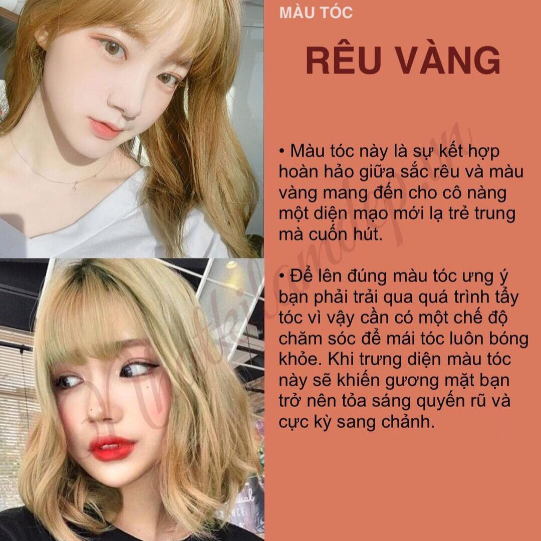 8 màu tóc đẹp lạ cho nàng đi chơi Tết 2021 nàng nên chọn màu phù hợp ngay từ bây giờ kẻo muộn