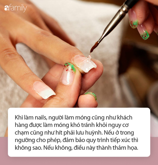 Khi làm nails chị em cẩn thận nguy cơ hít phải loại hóa chất cực độc này