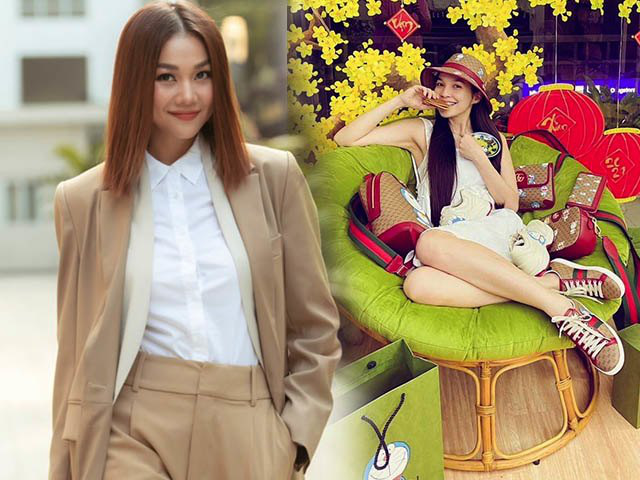 Nhìn hội mỹ nhân Việt sắm đồ mặc Tết thấy mê: toàn mua cả lố cùng kiểu khác màu - Ảnh 1.
