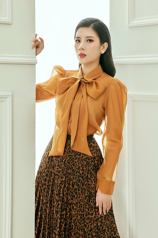 Hoa hậu Dương Yến Nhung gợi ý trang phục công sở - Ảnh 5.