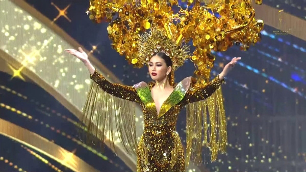 Ngoại ngữ hay màn hất váy bắt chước Hhen Niê khiến Á hậu Ngọc Thảo bị loại khỏi top cao, gây tiếc nuối ở đêm chung kết Miss Grand - Ảnh 2.