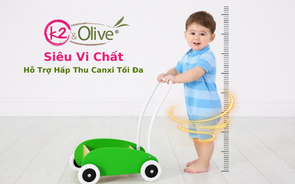 Đi tìm lý do “siêu vi chất” K2&Olive được tin dùng khi kết hợp với Vitamin D3 để hỗ trợ phát triển chiều cao cho trẻ nhỏ. - Ảnh 1.