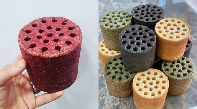 Bánh mì than tổ ong, khách tranh nhau thưởng thức ở Sài Gòn - Ảnh 3. Bánh mì than tổ ong, khách tranh nhau thưởng thức ở Sài Gòn - Ảnh 3.