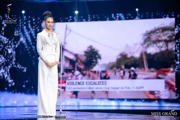 Nhan sắc Hoa hậu Hòa bình Myanmar bị truy nã - Ảnh 5.