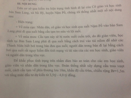 Thực hư việc chui vào túi nilon để vượt suối ở Điện Biên 1