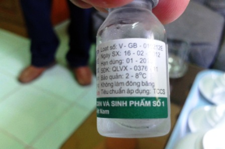 Quảng Ninh: Tạm dừng tiêm 2 lô vacxin viêm gan B số hiệu 020812E và 030812E 1