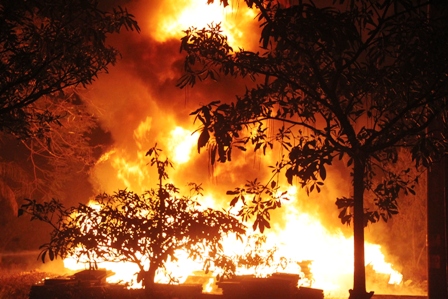 Quảng Ninh: Ch&aacute;y lớn ở Nh&agrave; m&aacute;y tuyển than Nam Cầu Trắng 1