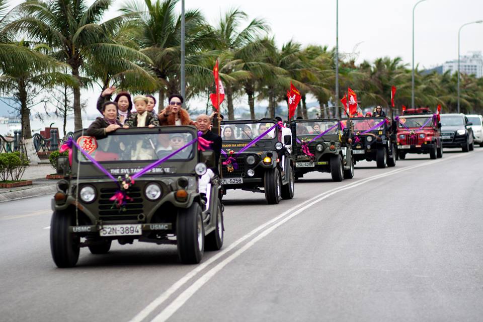 Đám cưới rước dâu toàn xe Jeep 6
