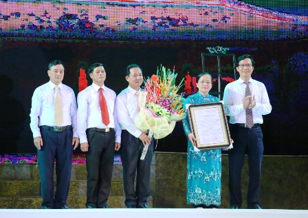 Khu di t&iacute;ch lịch sử nh&agrave; Trần nhận Bằng xếp hạng di t&iacute;ch Quốc gia đặc biệt 3