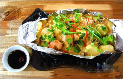 Cá diêu hồng xốt chanh dây 1