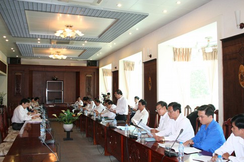 Phó Tổng Cục trưởng Lê Cảnh Nhạc thăm và làm việc tại 3 tỉnh Tây Nam bộ 3