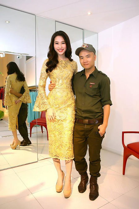 Hoa hậu Đặng Thu Thảo xinh đẹp trong thiết kế của Đỗ Mạnh Cường 11