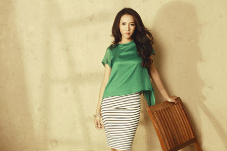 Mặc "chất" như người đẹp gi&agrave;n khoan Thu Phương 9