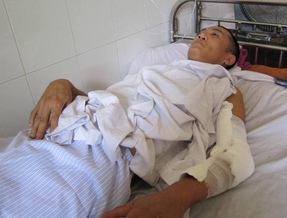 Kinh hoàng một phụ nữ mang thai bị giang hồ truy sát tại Hà Nội 1