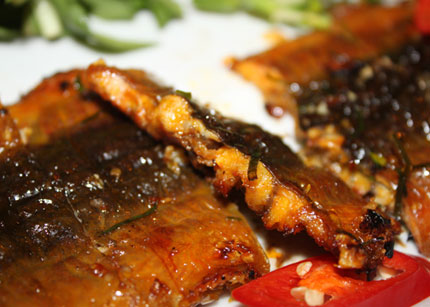Đậm đ&agrave; lươn nướng l&aacute; chanh 2