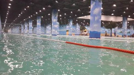 Thỏa sức bơi lội trong mùa đông với bể bơi bốn mùa 4000 m² 1