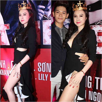 Hốt hoảng thời trang kh&ocirc;ng quần chip của sao Việt 4