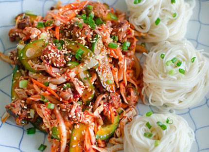 Giòn mát nộm ốc chua cay 1 Giòn mát nộm ốc chua cay 1