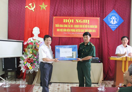 Nam Định: Hội nghị công tác dân số cho bộ đội và nhân dân khu vực đồn biên phòng huyện Giao Thủy 2