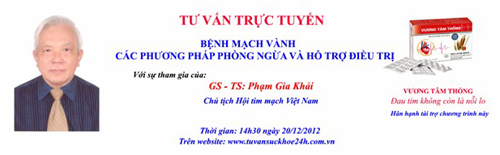 Tư vấn trực tuyến “Bệnh mạch vành – các phương pháp phòng ngừa và hỗ trợ điều trị” 2