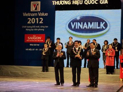 Vinamilk tiếp tục được bình chọn là thương hiệu quốc gia 1