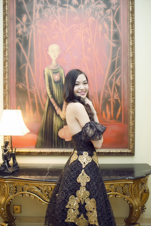 Hoa hậu Thùy Dung kiều diễm như công chúa 2