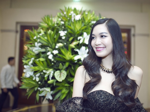 Hoa hậu Thùy Dung kiều diễm như công chúa 3