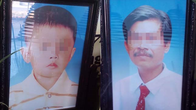 Kh&ocirc;ng giữ được vợ, chồng &eacute;p chết con thơ rồi tự vẫn 1