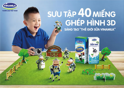 Chương trình khuyến mại “Thế giới sữa Vinamilk của em” 1