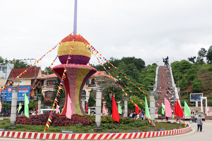 Đường  V&otilde; Nguy&ecirc;n Gi&aacute;p rực rỡ trong dịp kỷ niệm 60 năm chiến thắng Điện Bi&ecirc;n 2